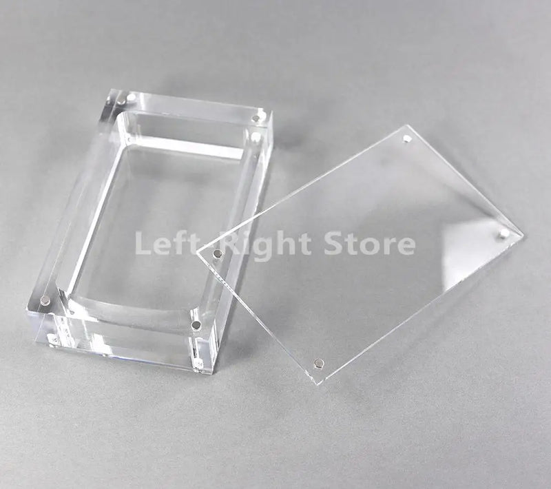 1PC For GBA GBC Transparent Storage Acrylic For Game Boy Micro GBM Console Cover Shell Cards Slot Box Display Stand Accessories