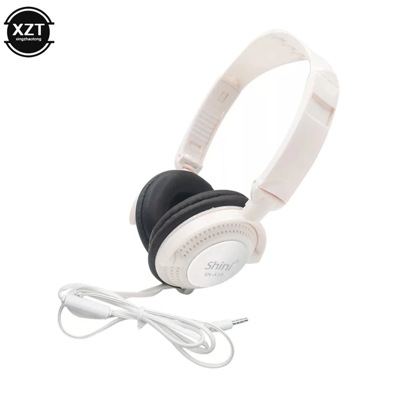 Wired headphones Headset For PC Gaming Headphones For 3.5mm Earphones Foldable Gaming Headset Super Bass Stereo Music Headset