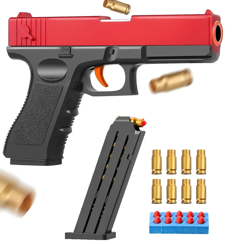 100 Soft Foam Bullets + 32 Shells For Glock Toy Gun Colt Pistol Shooting Games Kids Toys Dropship Shopify