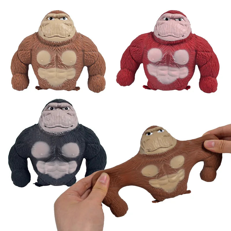 Big Giant Antistress Orangutan Fidget Toys Squishy Squeeze Toys Elastic Monkey Funny Gorilla Stress Relief Games Mini Kids Gift