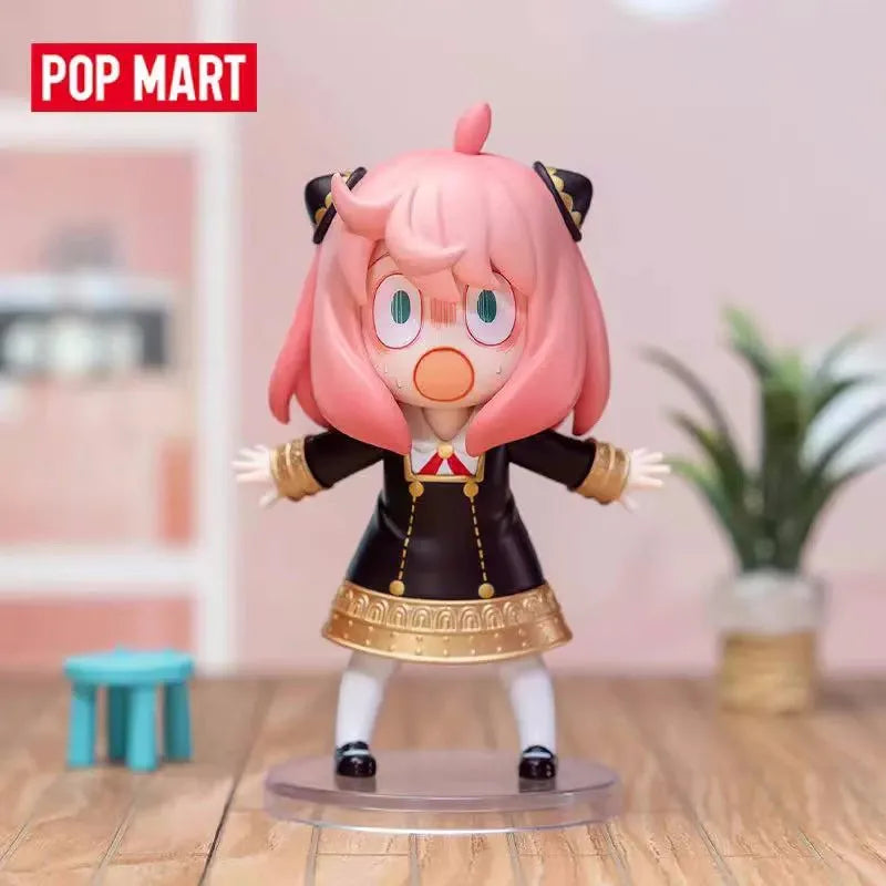 POP MART Spy X Family Anya Series Blind Box Toys Cute Figures Doll Mystery Box Kawaii Model Surprise Bag for Girls Birthday Gift