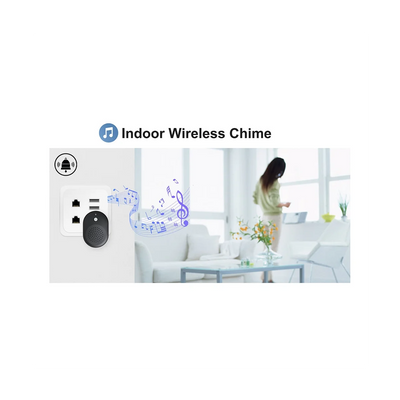 Smart Wireless Digital Visual Intercom WIFI Door Bell Electronic Doorbell 480P Home Security Camera