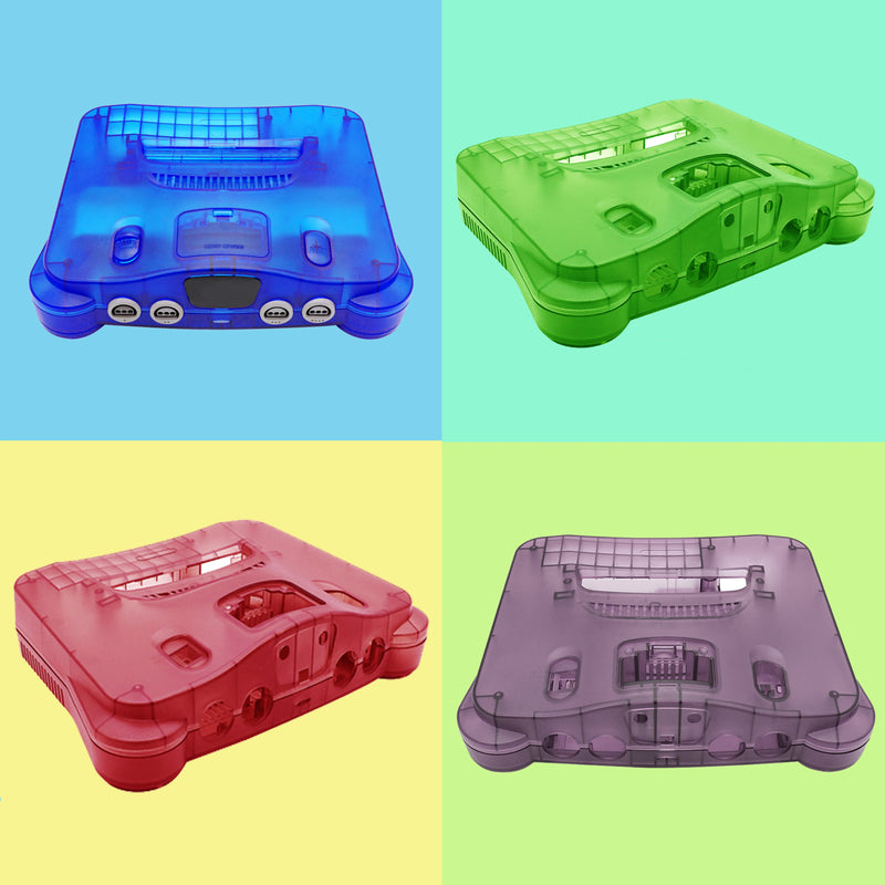 Games Console Protector Boxes Gaming Accessories Translucent Case for Nintendo 64 N64 Protector Shell Replacement