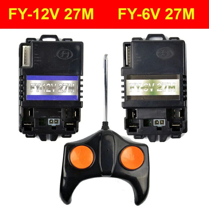 Receiver Remote Control Electric FY-12V 27M FY-6V 27M Model Parts RC Ride-on Toys Tool Accessories Box Children