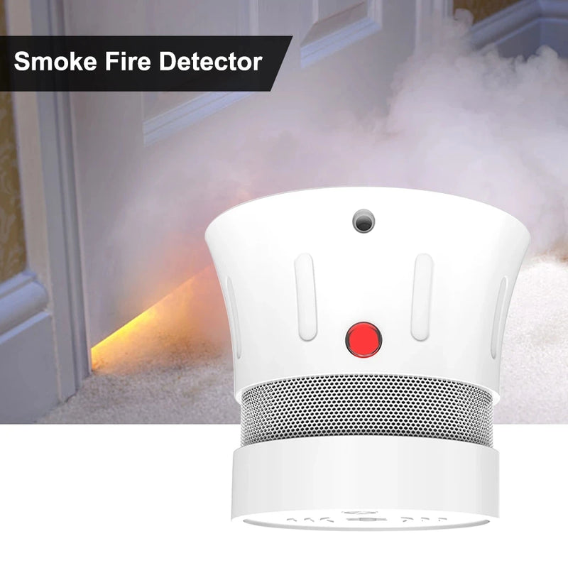 CPVAN Home Security-protection Fumar Fire Alarm Sound 85db Independent Smoke Detector 5 Year Battery Flame Detector Smoke Sensor