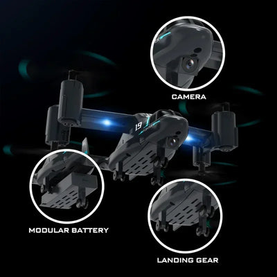 NEW Arrival RC Helicopter LM19 Drone WiFi FPV 4K HD Camera Professional Racing Remote Control Helicopter Quadcopter Drones Toy