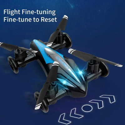 D85 2.4G Mini RC 2in1 Drone Flying Stunt Car Land And Air Dual Mode Racing Professional Quadcopter 3D Flip Drones Toys for boys