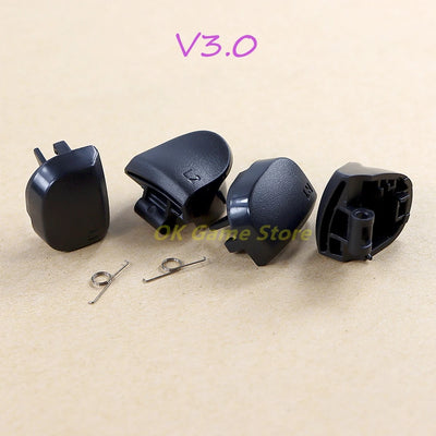 1set Black L1 R1 L2 R2 Triggers Buttons For PlayStation PS5 V1.0 V2.0 V3.0 Controller Gaming Accessories For PS5 With Spring