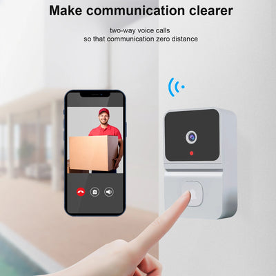 Z30 VGA Video Doorbell Visual Voice Real-time Intercom Chime VGA Night Vision Camera WiFi Smart Alarm Door Bell Home Security